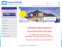 Tablet Screenshot of csfcu.org